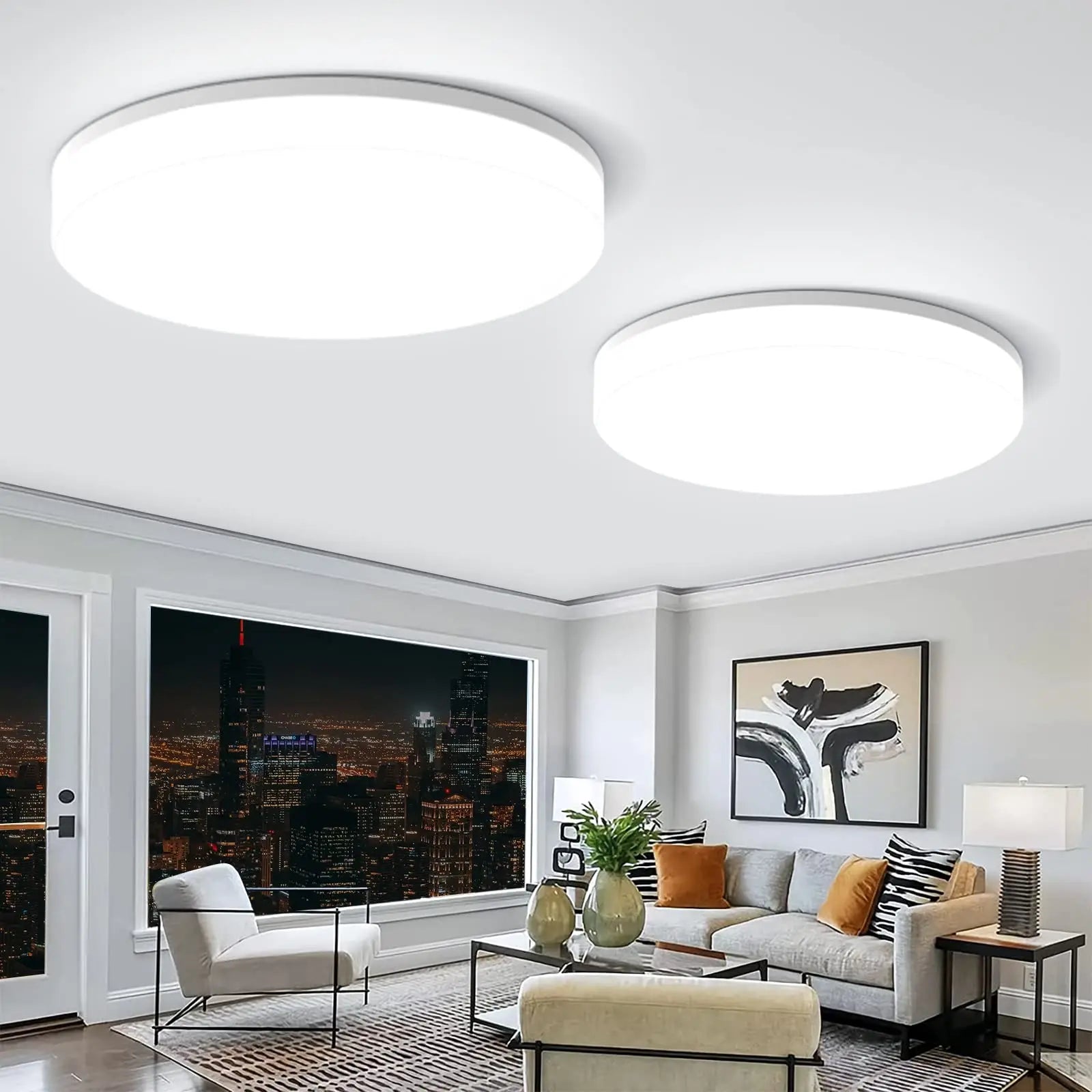 Guérip Ultra-Thin Round LED Ceiling Light
