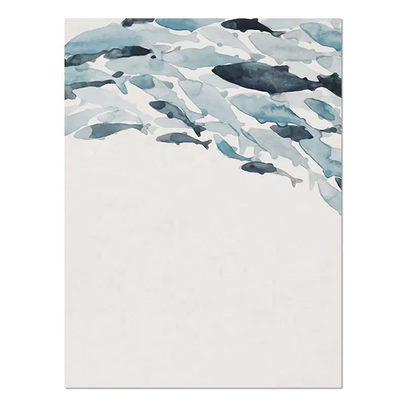 Guérip Nordic Simple Abstract Fish Group
