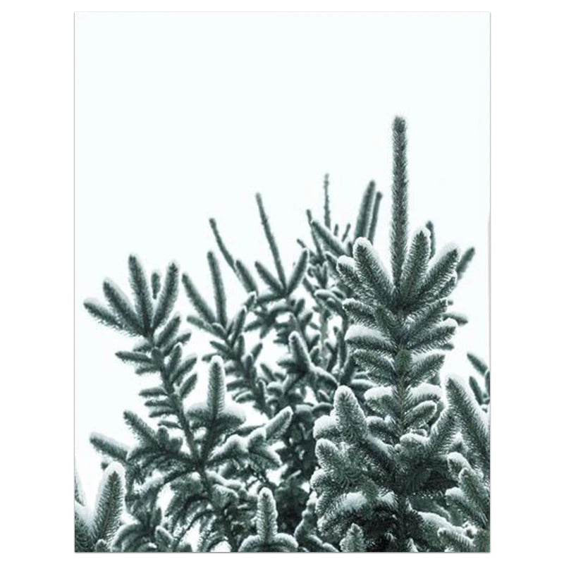 Guérip Nordic Moose Posters and Prints Winter Animal Snow Wall Art Forest