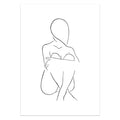 Guérip Abstract Women Line Drawing Nordic Poster&Prints Modern
