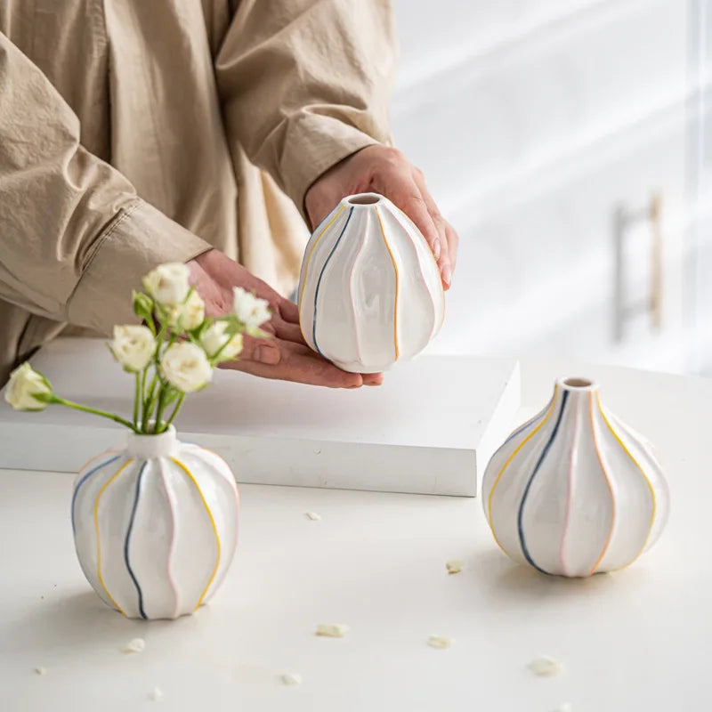 Guérip Cute Bud Vase for Dried Flowers Pampas Grass