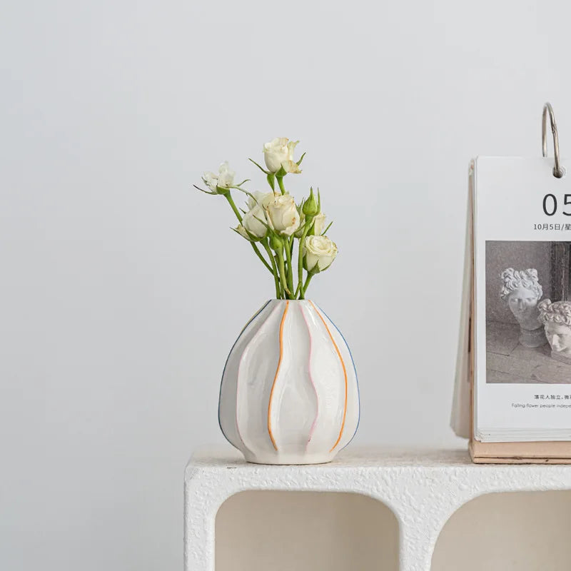 Guérip Cute Bud Vase for Dried Flowers Pampas Grass