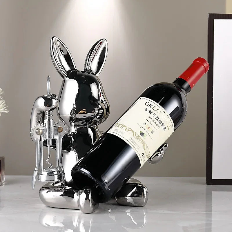 Guérip Whimsical Rabbit Wine Companion