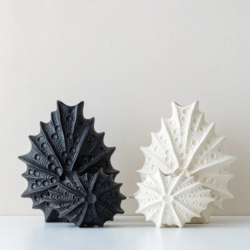 Guérip Ceramic Vase Sea Urchin Shape Figurines