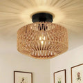 Guérip IRALAN - Handcrafted Woven Ceiling Light in Natural Boho Style