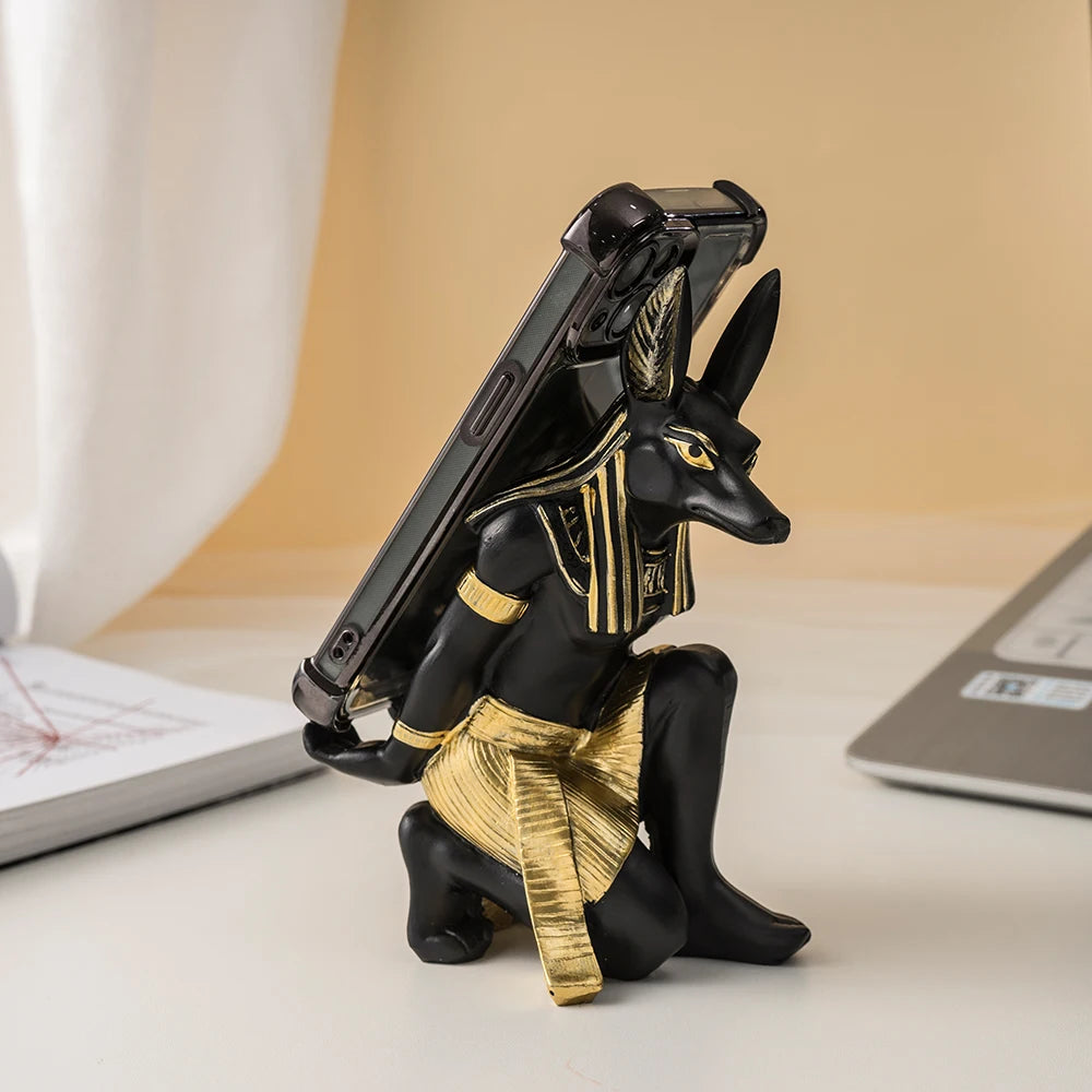 Guérip Anubis Wine Guardian Sculpture