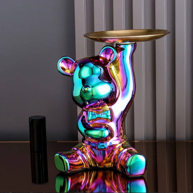 Guérip Color Plated Bear Storage Sculpture