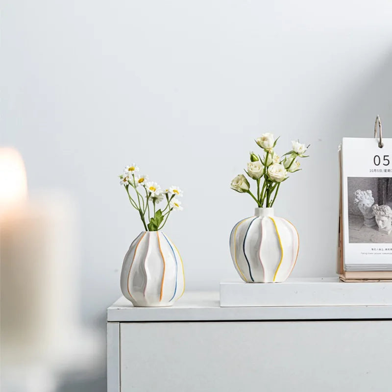 Guérip Cute Bud Vase for Dried Flowers Pampas Grass