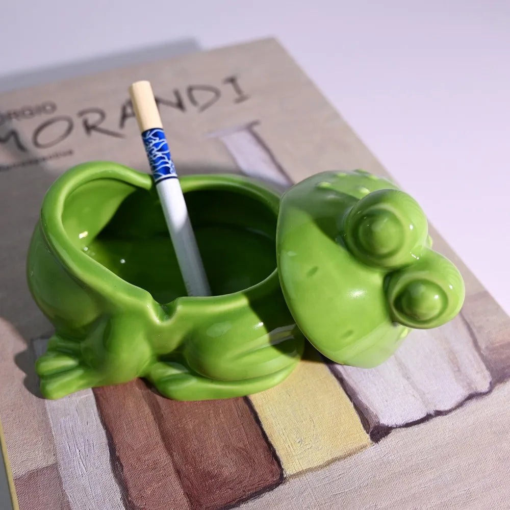 Guérip Playful Frog Ceramic Ashtray