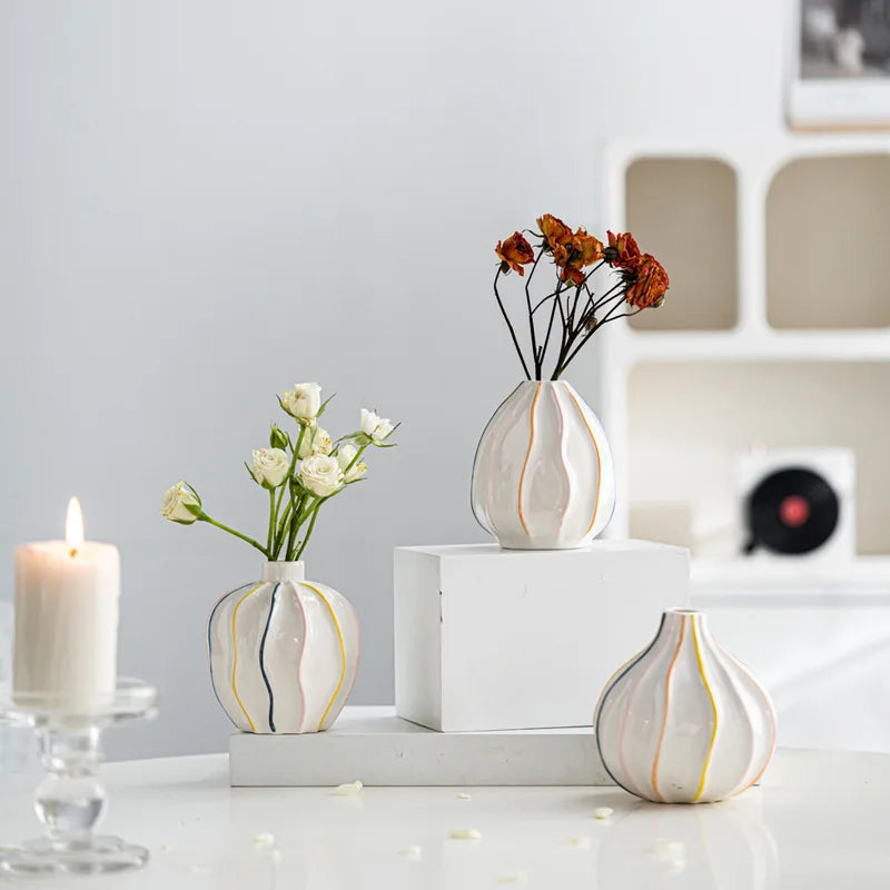 Guérip Cute Bud Vase for Dried Flowers Pampas Grass