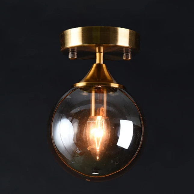 Guérip Halo Ring Glass Ceiling Light