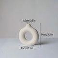 Norév Nordic Ceramic Vase Pampas Grass Donuts