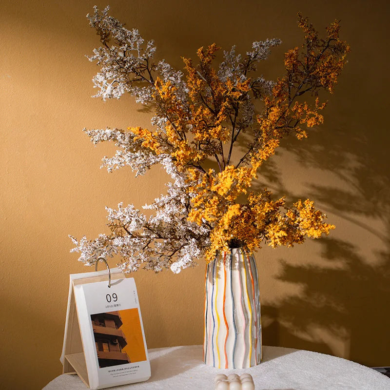 Norév Colorful Stripe Ceramic Vase