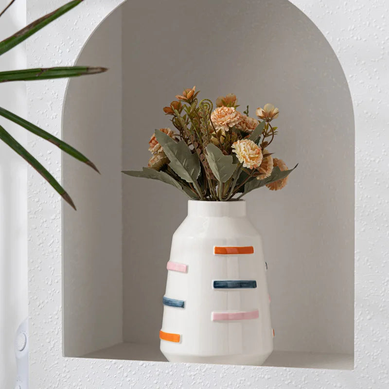 Guérip Simple and Elegant Aesthetic Vase Ceramic