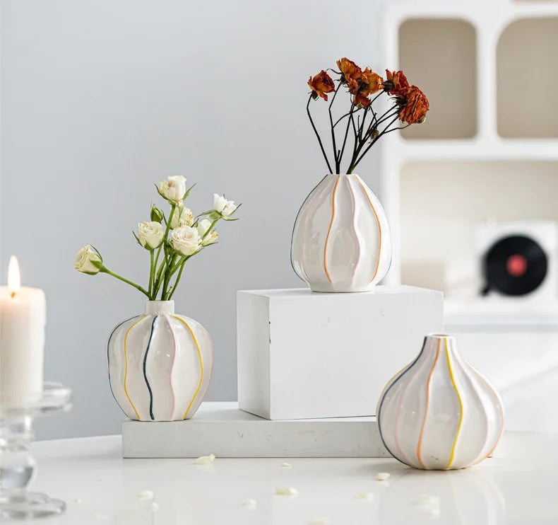 Guérip Cute Bud Vase for Dried Flowers Pampas Grass