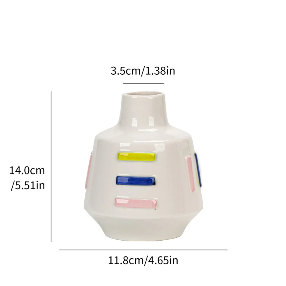 Guérip Simple and Elegant Aesthetic Vase Ceramic