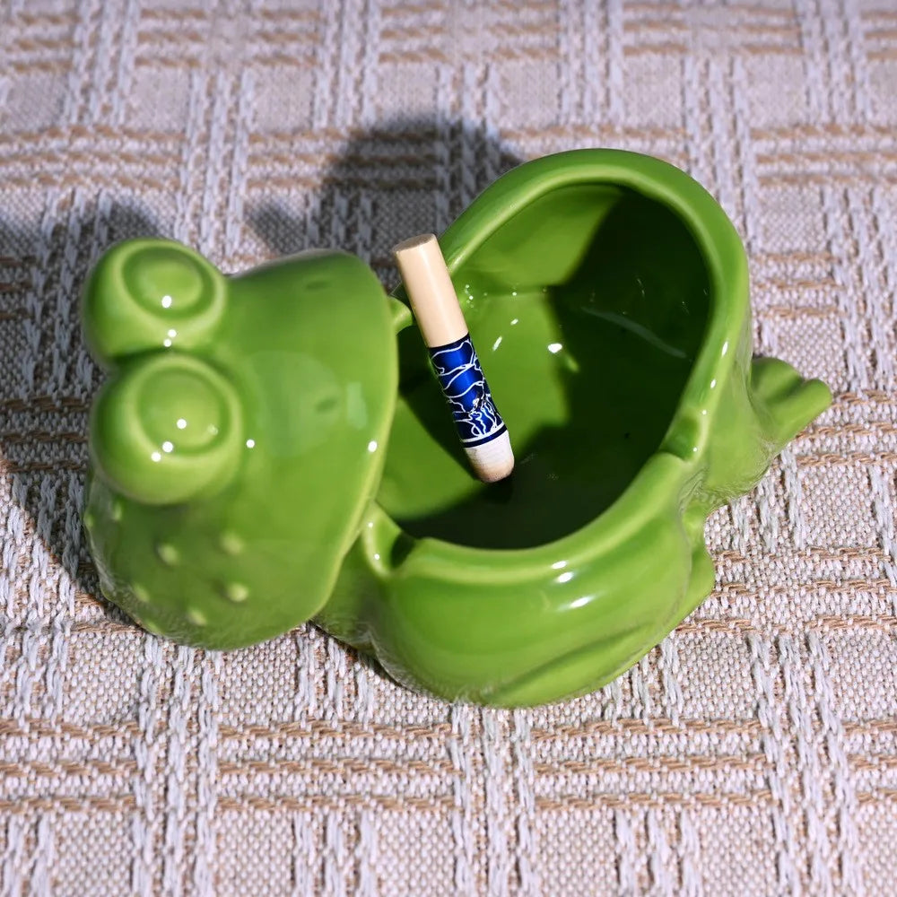 Guérip Playful Frog Ceramic Ashtray