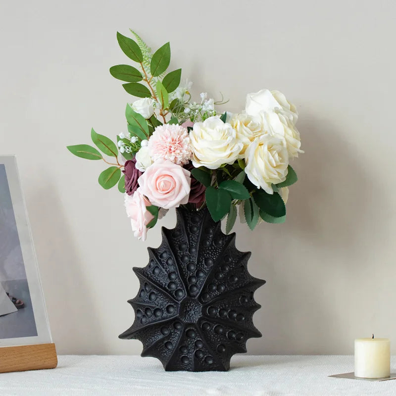 Guérip Ceramic Vase Sea Urchin Shape Figurines