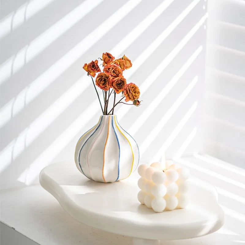 Guérip Cute Bud Vase for Dried Flowers Pampas Grass