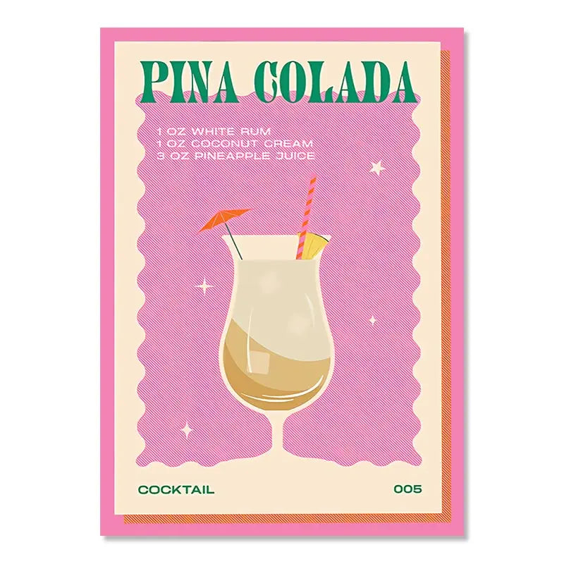 Aperol Spritz Cocktail Art Print