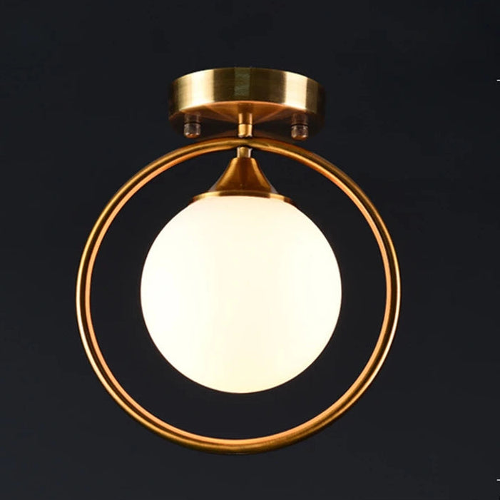 Guérip Halo Ring Glass Ceiling Light