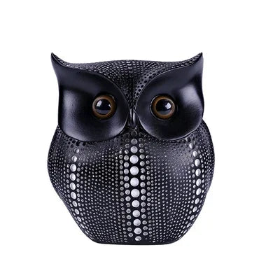 Pointillist Owl Sculptural Object