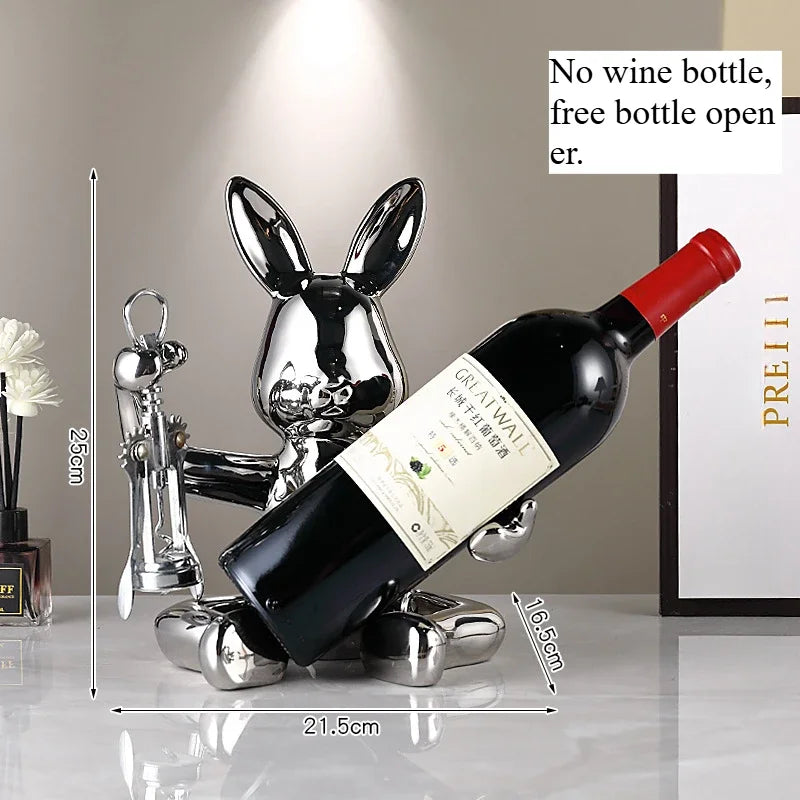 Guérip Whimsical Rabbit Wine Companion