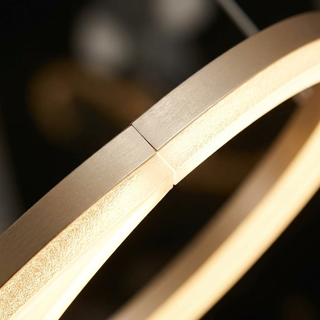 OrbitGlow Ring LED Ceiling Chandelier