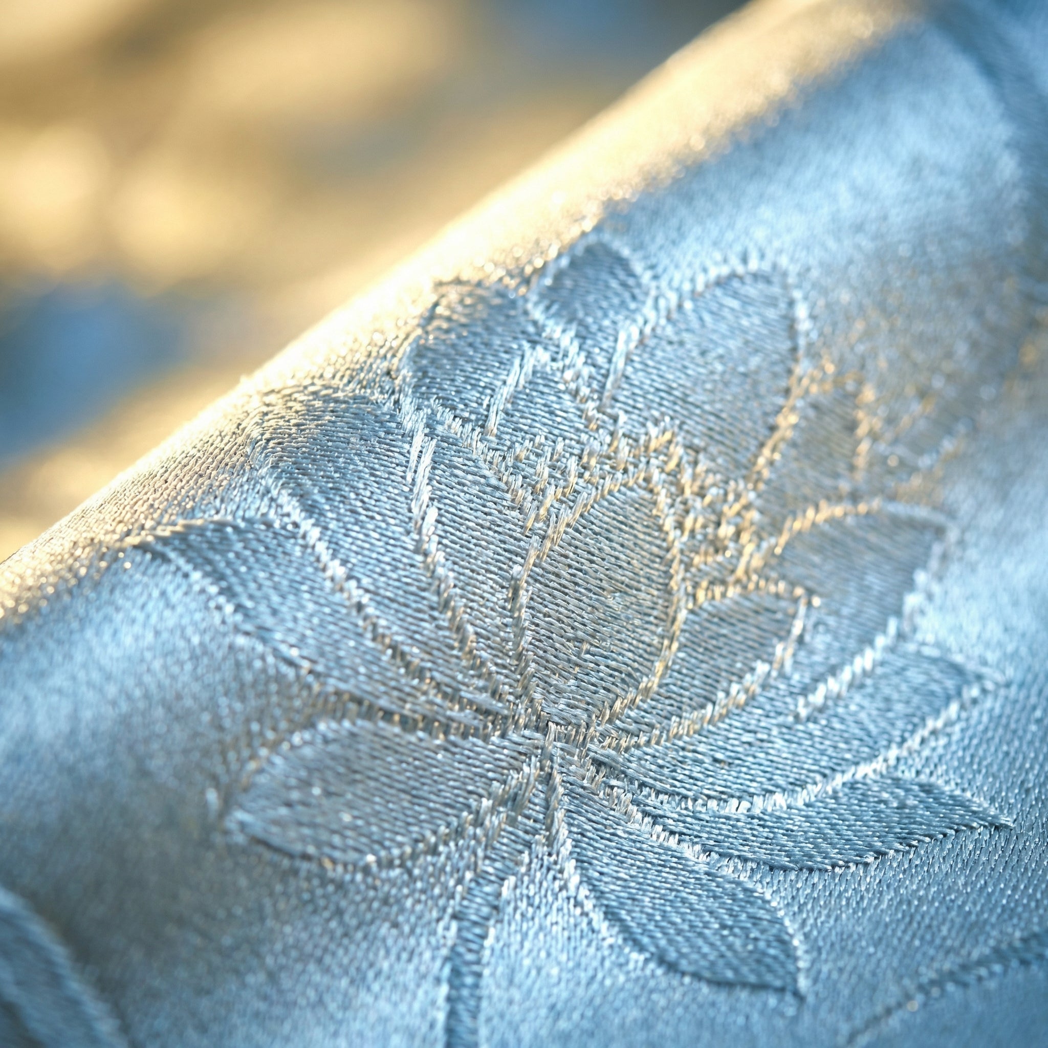Lotus Jacquard Botanical Curtain Panel