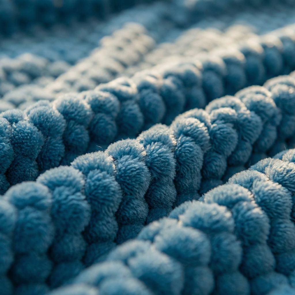 Textured Flannel Throw Blanket