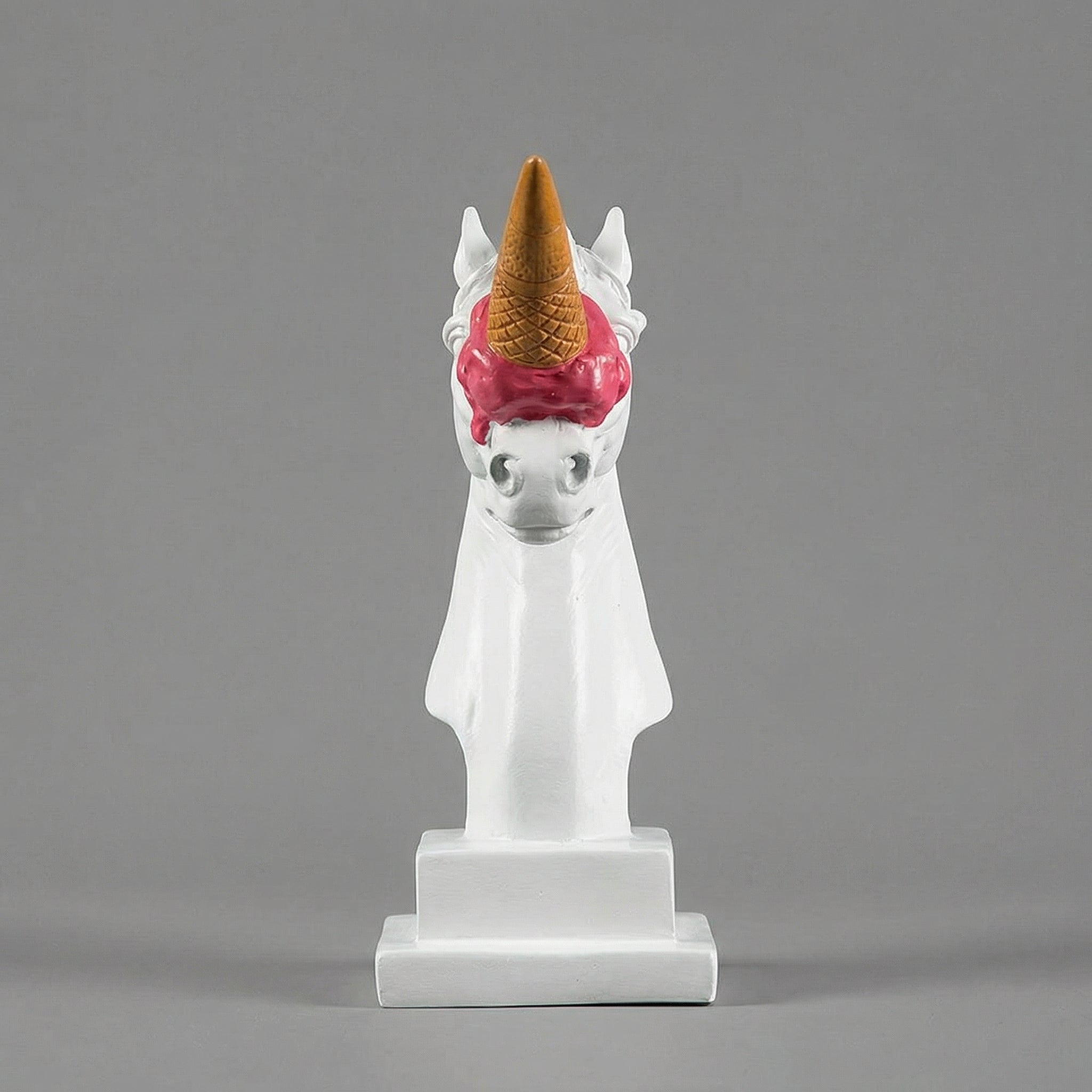 Ice Cream Unicorn Bust Sculpture