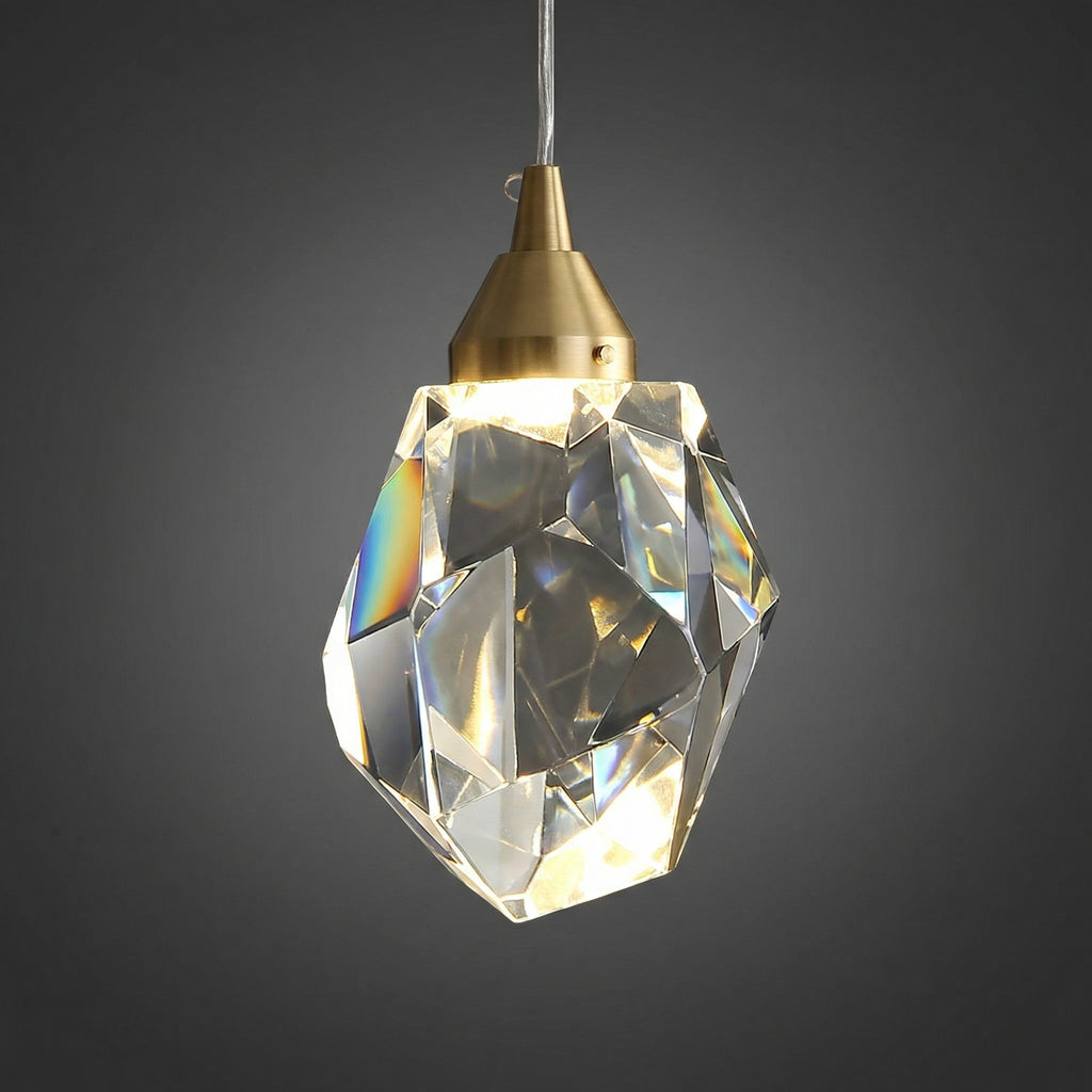 PrismAura Crystal Pendant Light