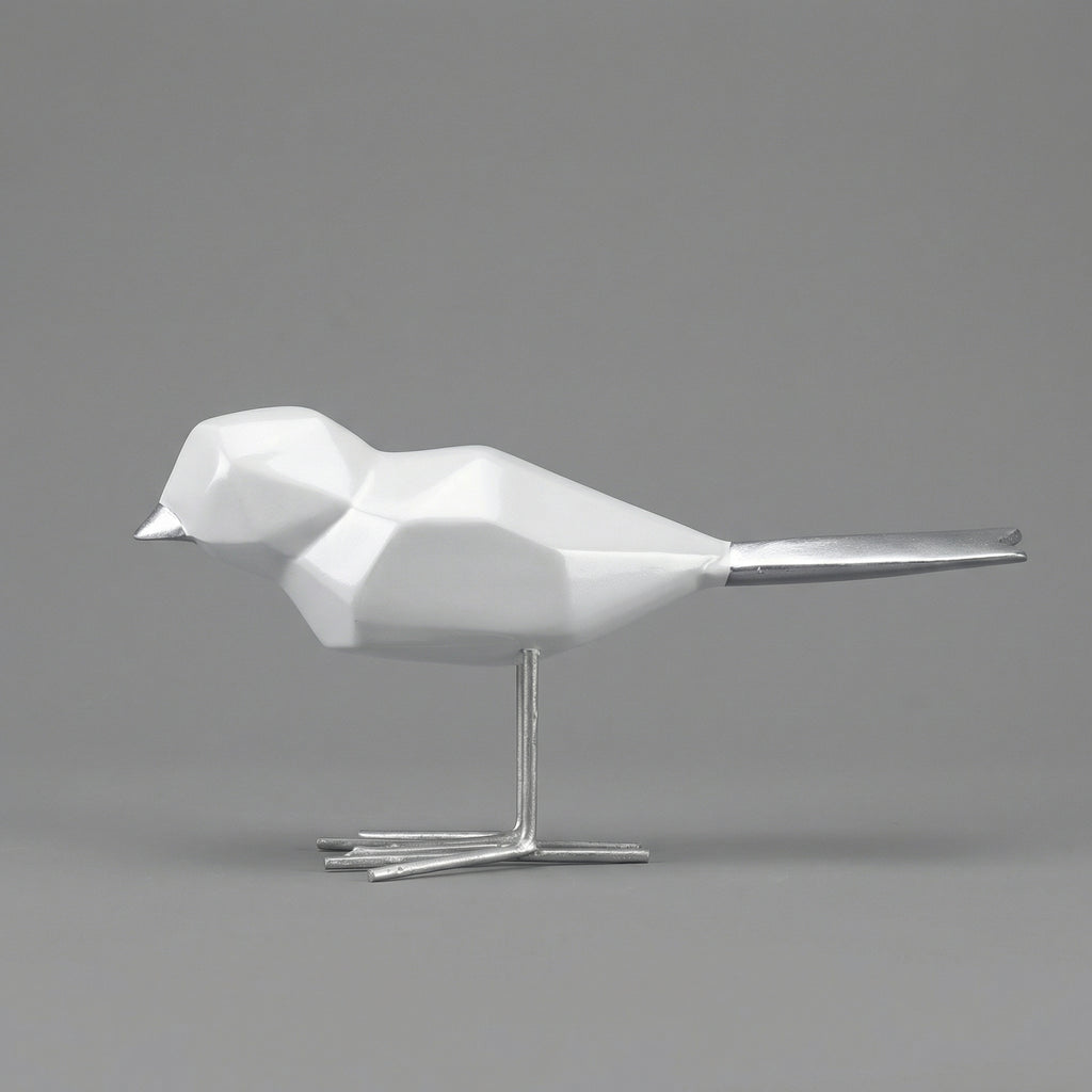 Geometric Bird Sculpture
