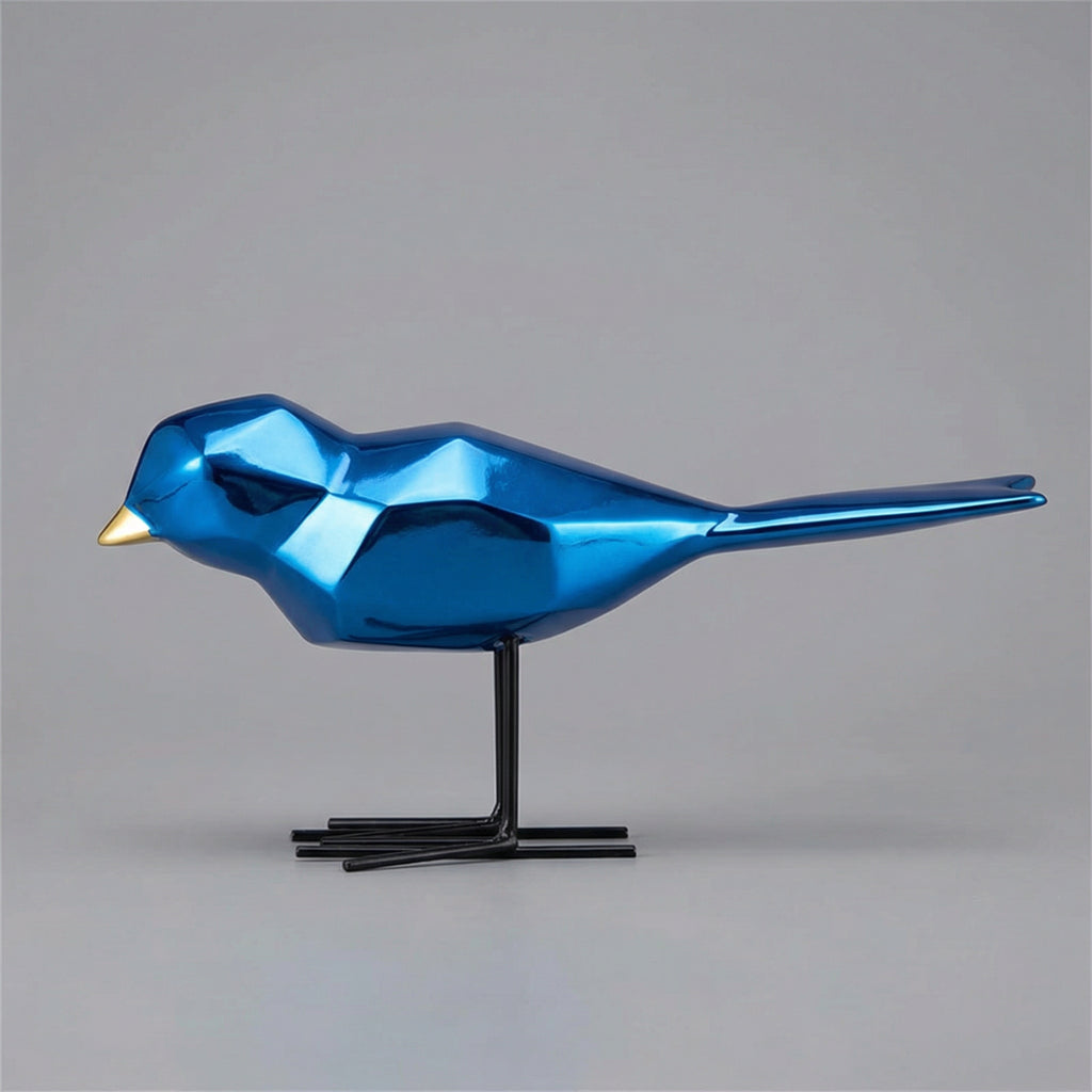 Geometric Bird Sculpture