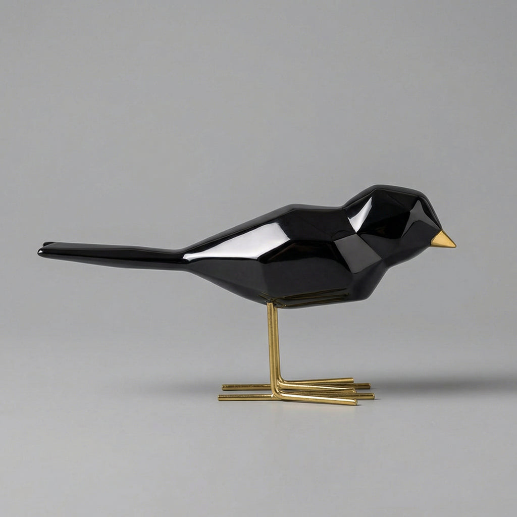 Geometric Bird Sculpture