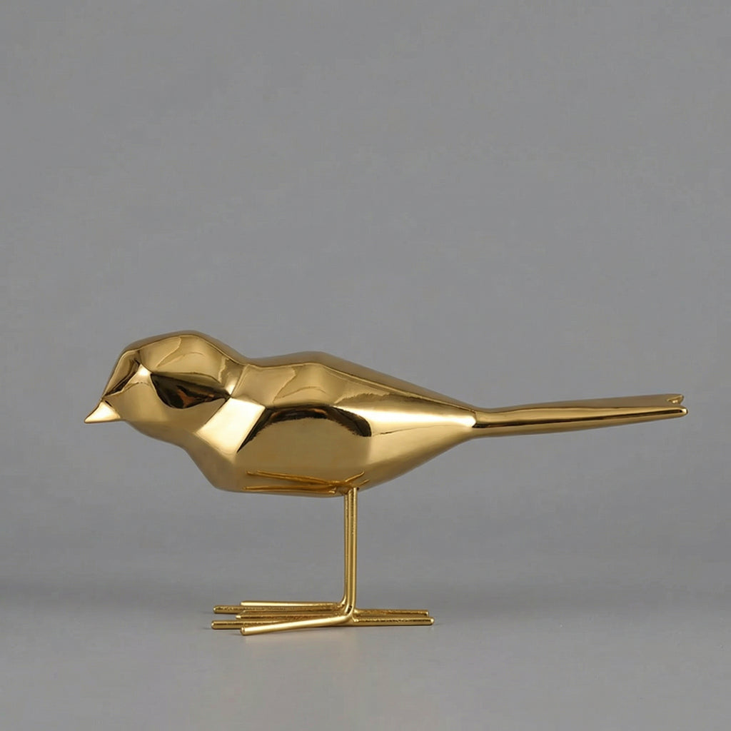 Geometric Bird Sculpture