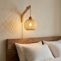 AuraWeave Bamboo Wall Light