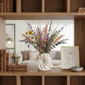 Sculptural Shell Swirl Ceramic Tabletop Vase