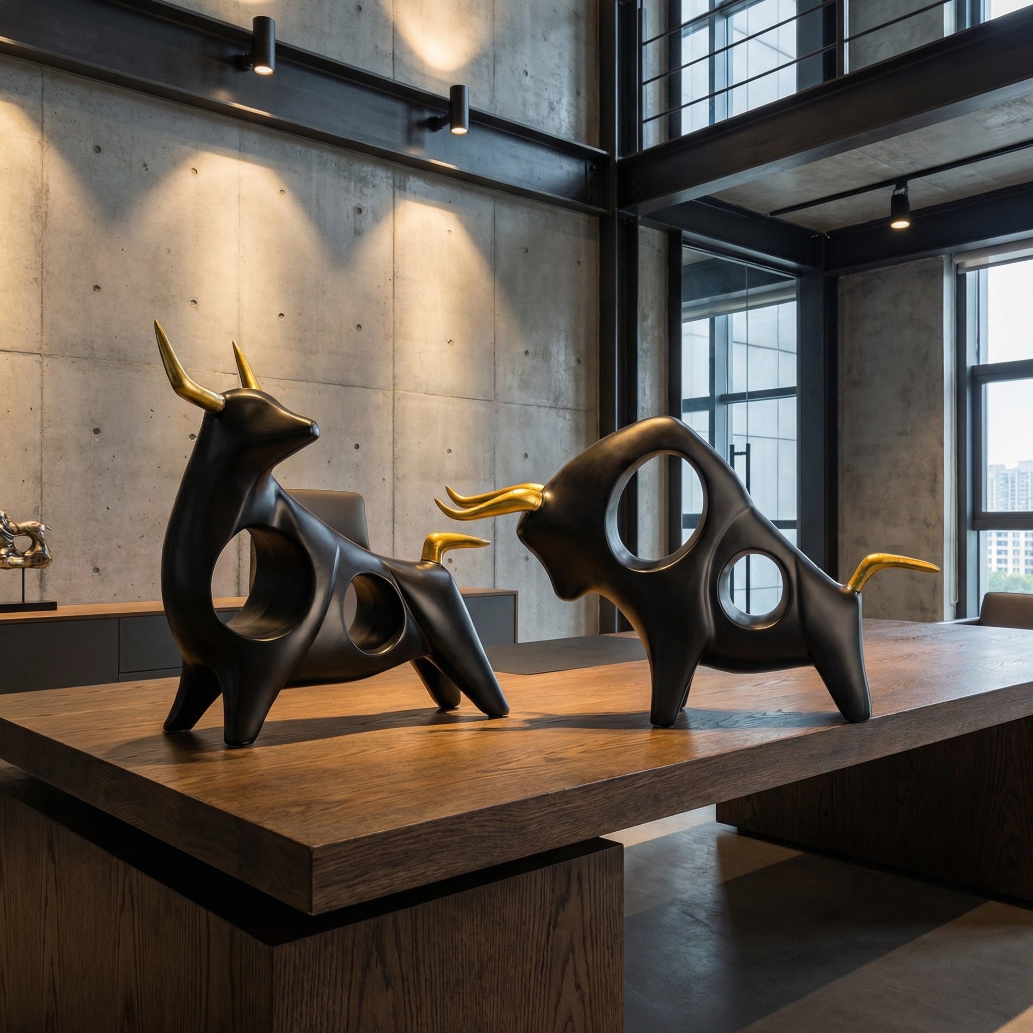 Apex Momentum Bull Sculpture